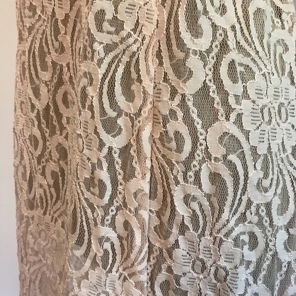 True Vintage Sheer Lace Dress S - Picture 4 of 8